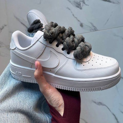 Nike Air Force 1 Rope Laces Grey ALL19989 фото
