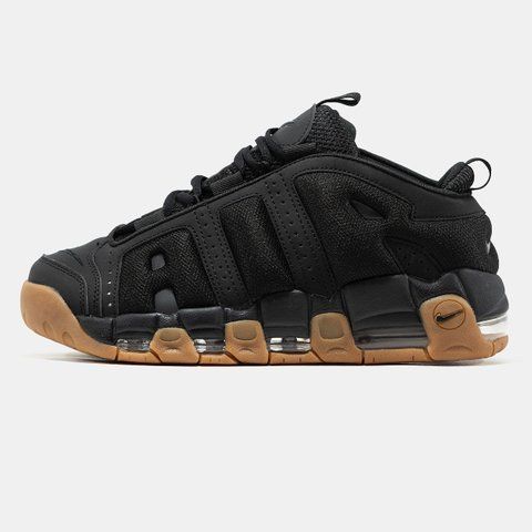 Nike Air More Uptempo Low Black Gum ALL19575 фото