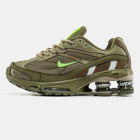 Nike Shox Ride 2 SP x Supreme Green Brown ALL15630 фото
