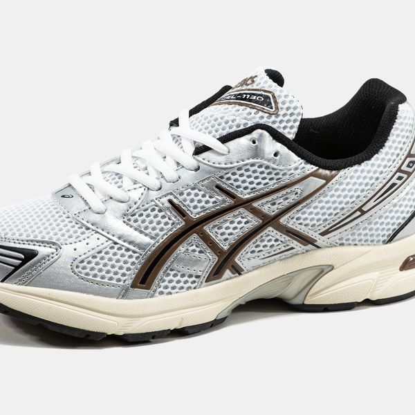 Asics Gel-1130 White Silver Brown ALL14614 фото