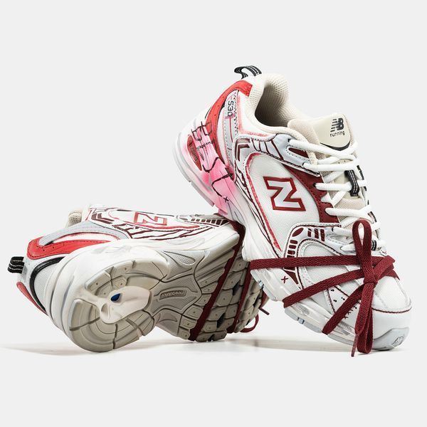 New Balance 530 Custom White Red ALL23401 фото