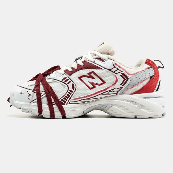 New Balance 530 Custom White Red ALL23401 фото