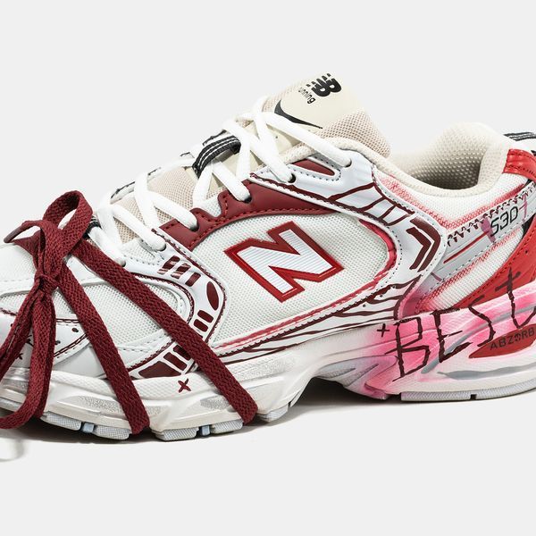 New Balance 530 Custom White Red ALL23401 фото