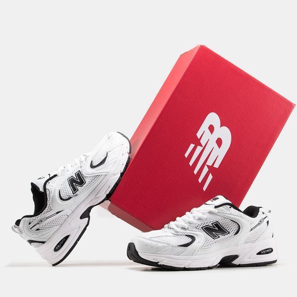 New Balance 530 White Black ALL11518 фото