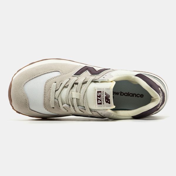 New Balance 574 Beige Bordo ALL22299 фото