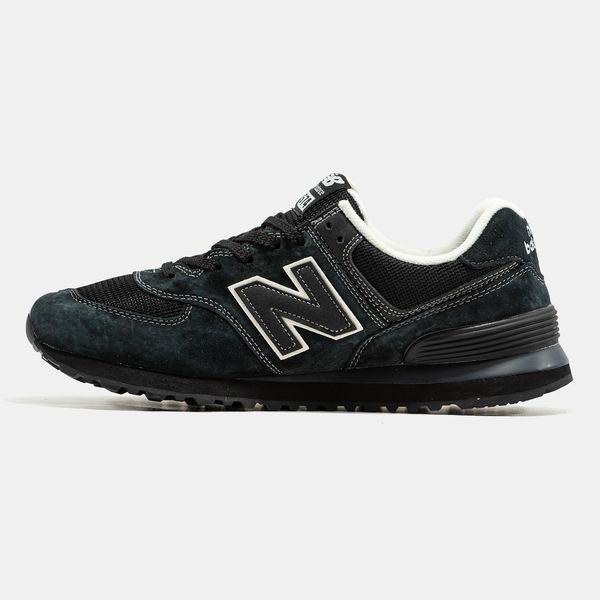 New Balance 574 Black White ALL23641 фото