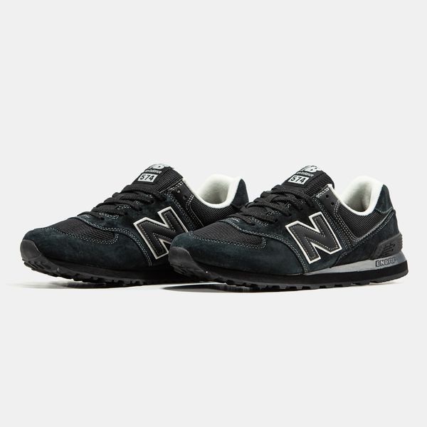 New Balance 574 Black White ALL23641 фото