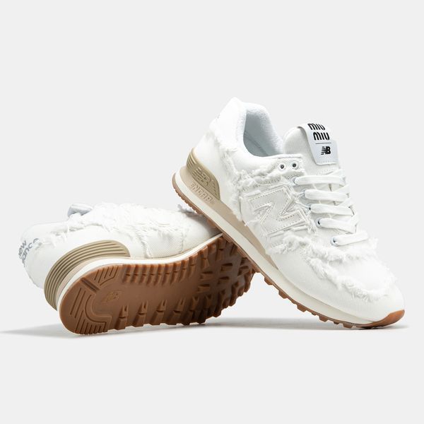 New Balance 574 x Miu Miu White ALL19418 фото