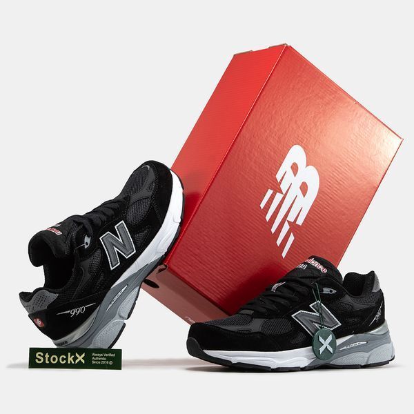 New Balance 990v3 Black White ALL11989 фото