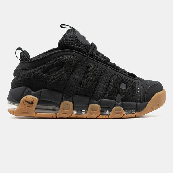 Nike Air More Uptempo Low Black Gum ALL19575 фото