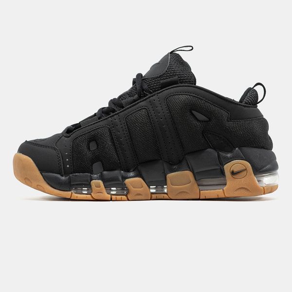 Nike Air More Uptempo Low Black Gum ALL19575 фото