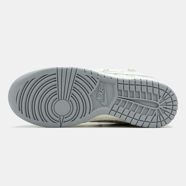 Nike SB Dunk Low x Louis Vuitton White Grey ALL19470 фото