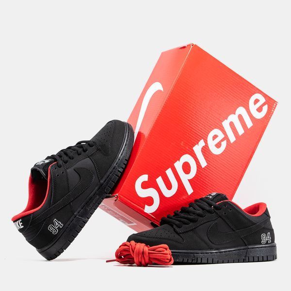 Nike SB Dunk x Supreme Black ALL21617 фото