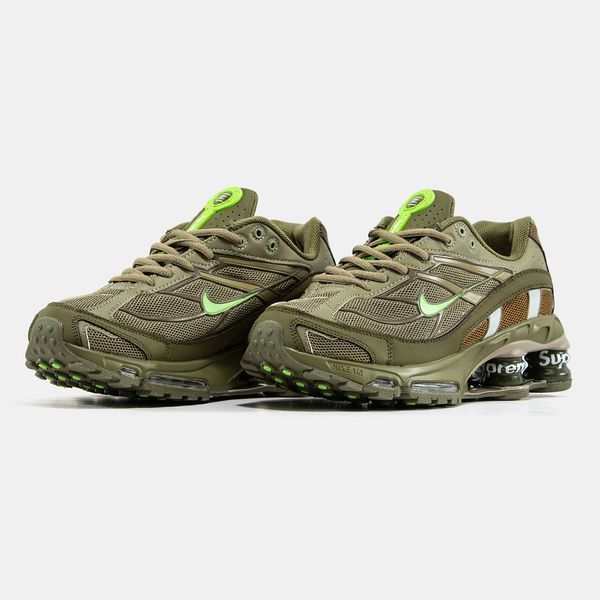 Nike Shox Ride 2 SP x Supreme Green Brown ALL15630 фото