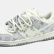 Nike SB Dunk Low x Louis Vuitton White Grey ALL19470 фото 2