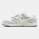 Nike SB Dunk Low x Louis Vuitton White Grey ALL19470 фото 10