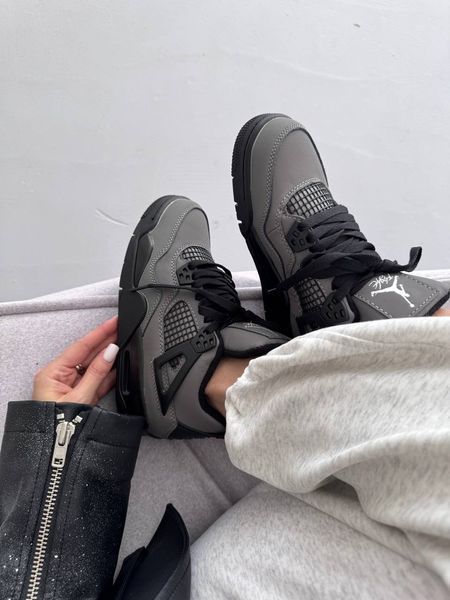 Air Jordan 4 x Cactus Jack Grey Black ALL10554 фото
