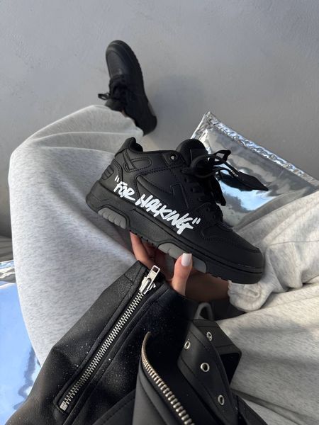 OFF-WHITE Out Of Office For Walking Black ALL22887 фото