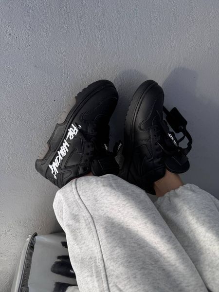 OFF-WHITE Out Of Office For Walking Black ALL22887 фото