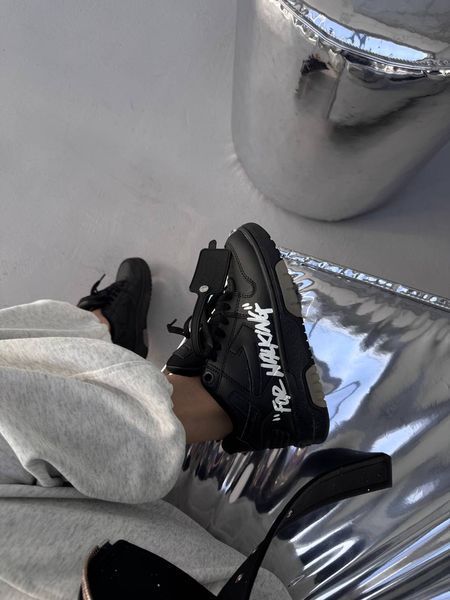 OFF-WHITE Out Of Office For Walking Black ALL22887 фото