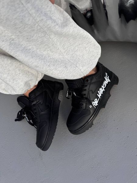 OFF-WHITE Out Of Office For Walking Black ALL22887 фото