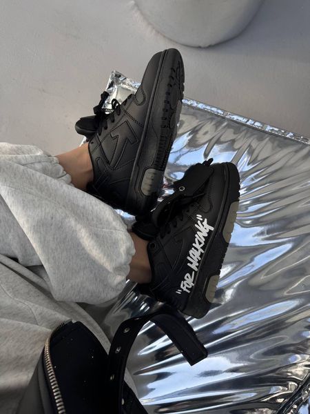 OFF-WHITE Out Of Office For Walking Black ALL22887 фото