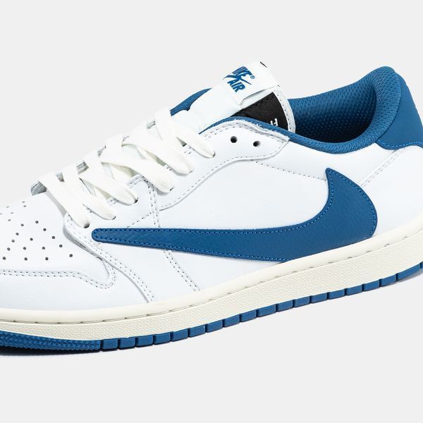 Air Jordan 1 Low x Travis Scott x Fragment White Blue ALL20709 фото