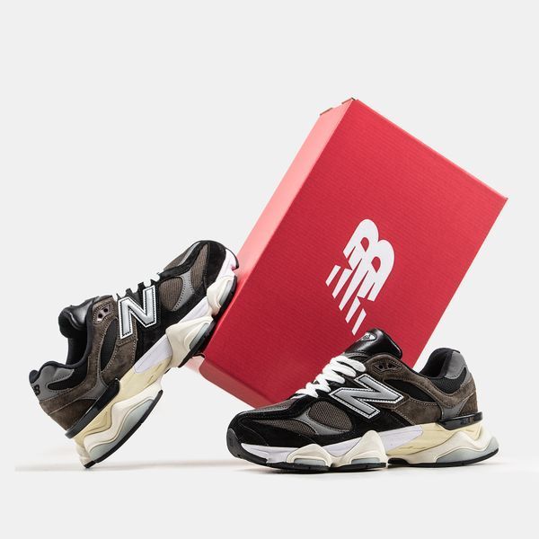 New Balance 9060 Black White Brown ALL10842 фото