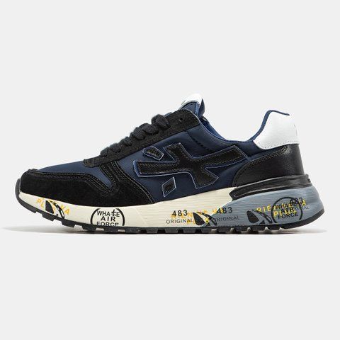 Premiata Mick Blue Black White ALL20724 фото