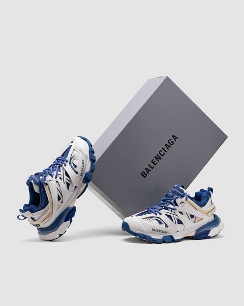 Balenciaga Track Worn Out White Blue ALL18803 фото