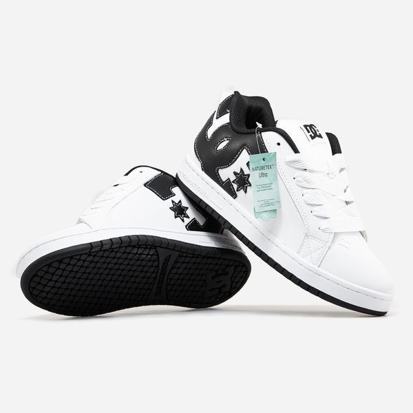 DC Shoes Court Graffik White Black ALL16307 фото