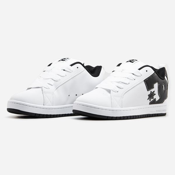 DC Shoes Court Graffik White Black ALL16307 фото