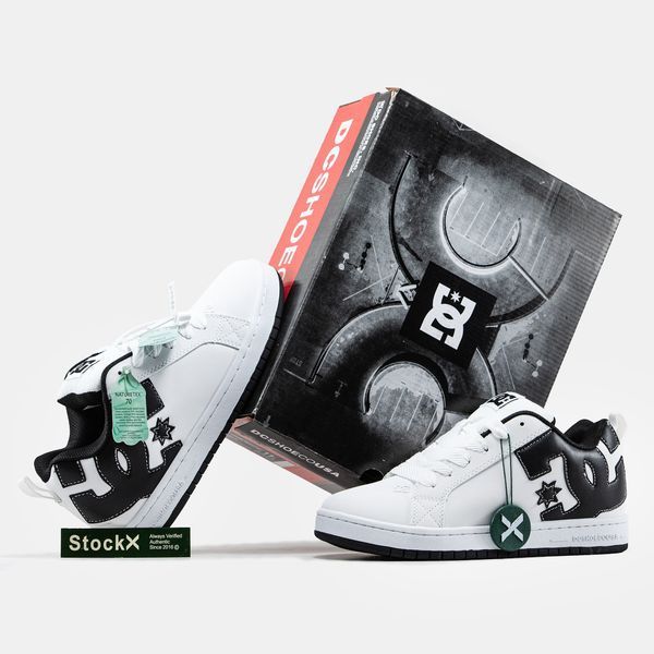 DC Shoes Court Graffik White Black ALL16307 фото