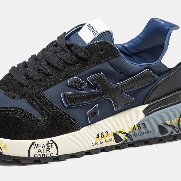 Premiata Mick Blue Black White ALL20724 фото