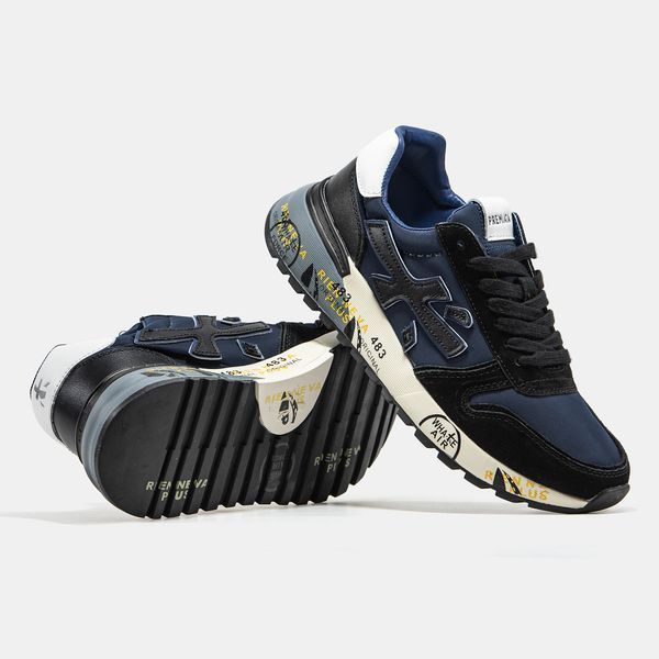 Premiata Mick Blue Black White ALL20724 фото