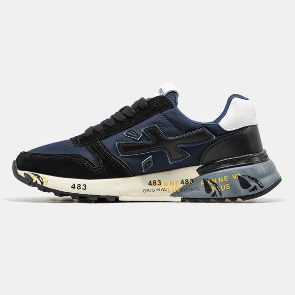 Premiata Mick Blue Black White ALL20724 фото
