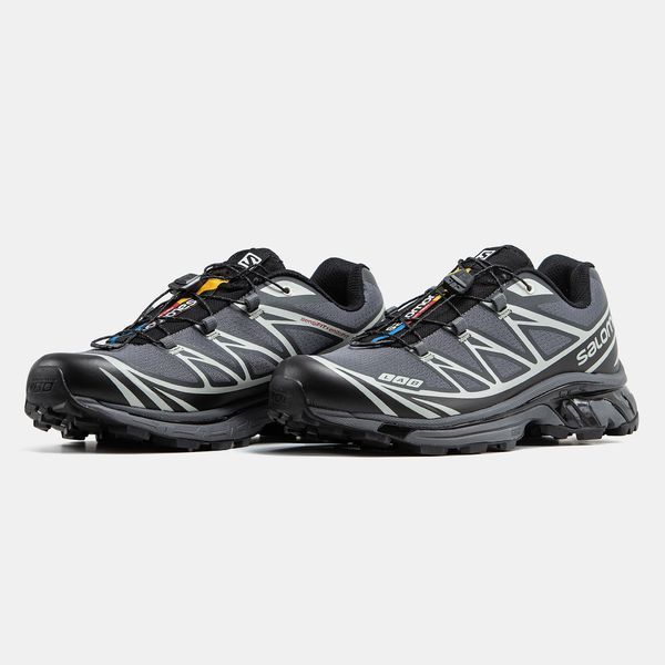 Salomon XT-6 Soft Ground Grey Black White ALL20034 фото