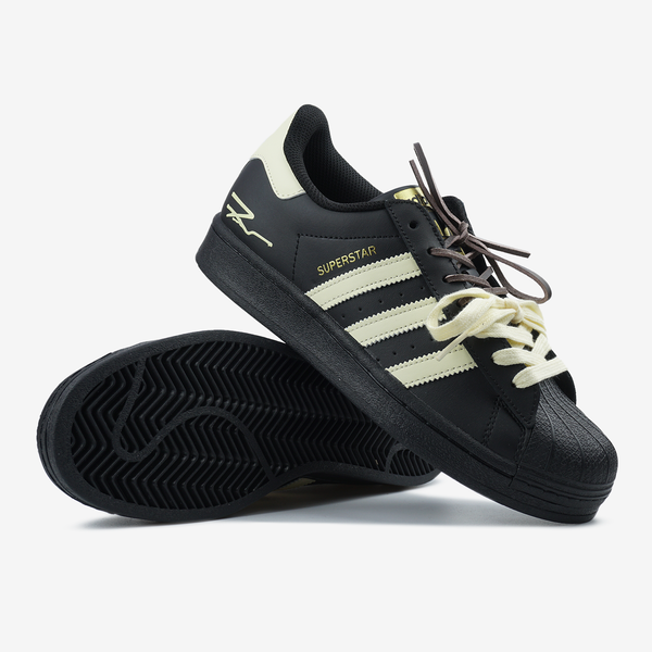 Adidas Superstar Black Yellow ALL19737 фото