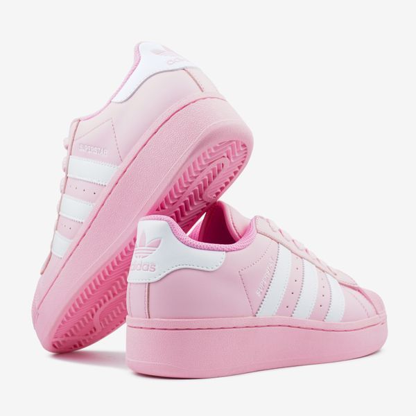 Adidas Superstar Pink White Platform ALL17609 фото