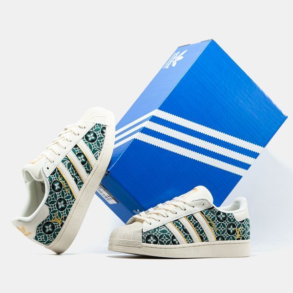 Adidas Superstar x Louis Vuitton Cream Green ALL23308 фото