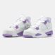Air Jordan 4 White Purple ALL19607 фото 5