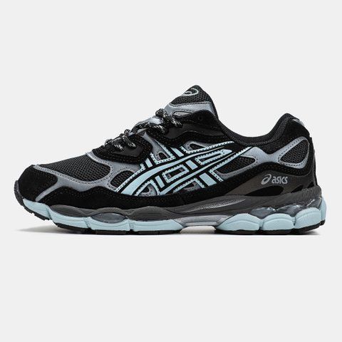 Asics Gel-NYC Black Grey Light Blue ALL19611 фото