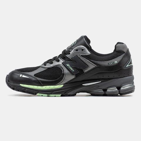 New Balance 2002R Black Silver Green ALL09450 фото