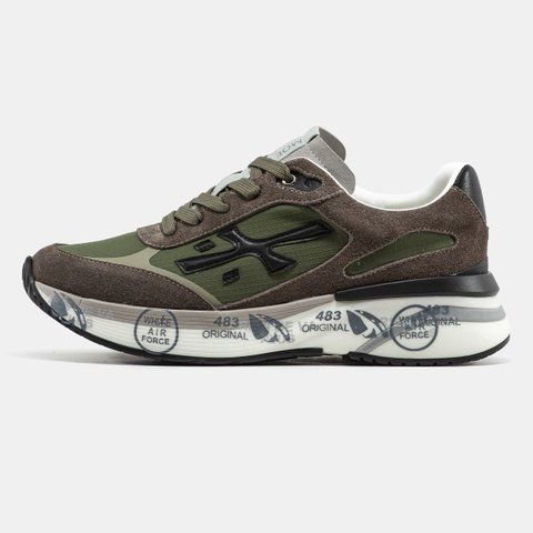 Premiata Moerun Khaki Brown ALL23541 фото