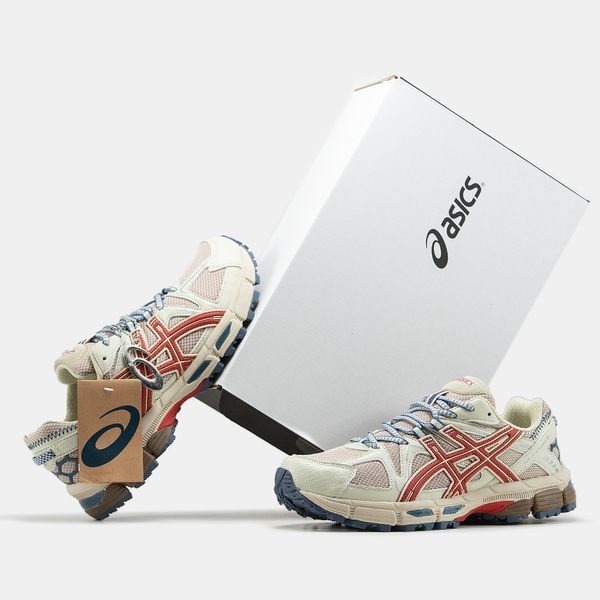 Asics Gel-Kahana 8 Beige Red Blue ALL12713 фото