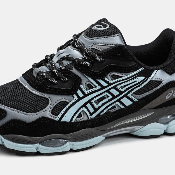 Asics Gel-NYC Black Grey Light Blue ALL19611 фото