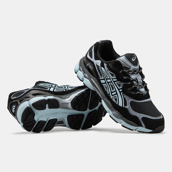Asics Gel-NYC Black Grey Light Blue ALL19611 фото
