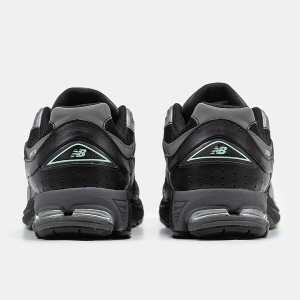 New Balance 2002R Black Silver Green ALL09450 фото