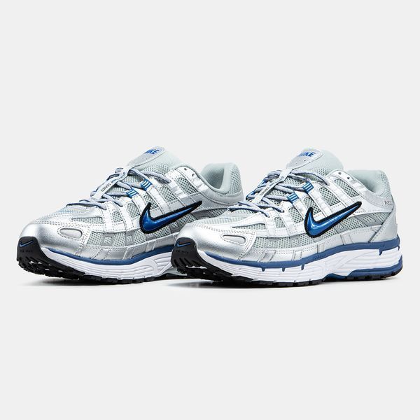 Nike P-6000 White Silver Blue ALL16486 фото