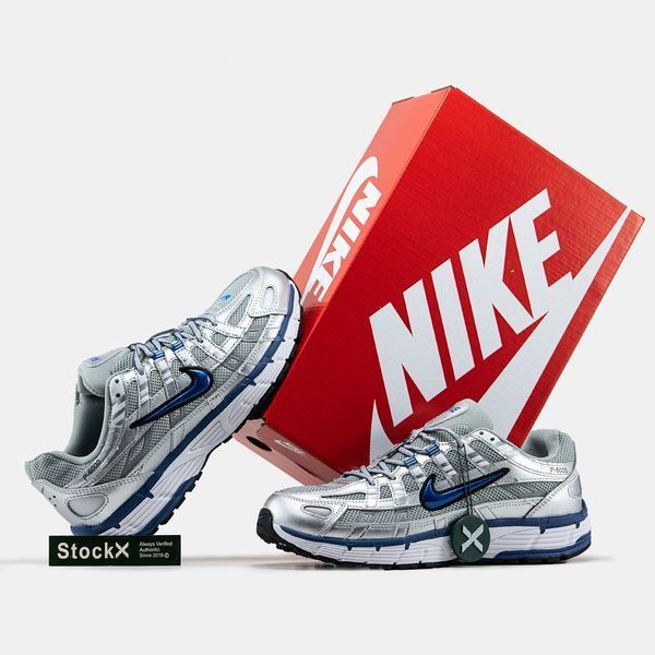 Nike P-6000 White Silver Blue ALL16486 фото